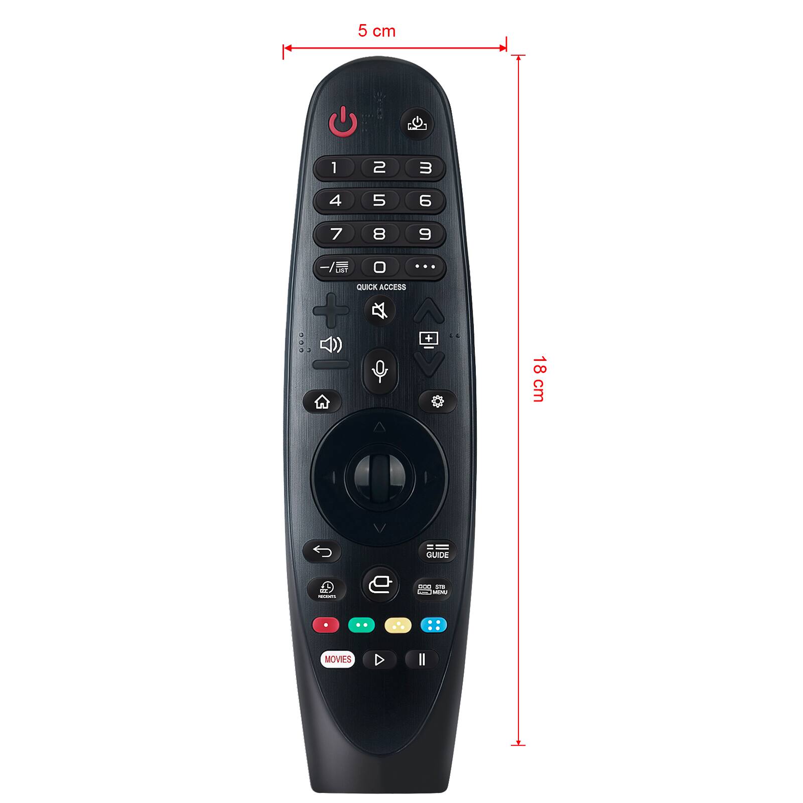 5 cm  
18 cm  

1 2 3 4 5 6 7 8 9 ...  

QUICK ACCESS  

GUIDE  

MOVIES