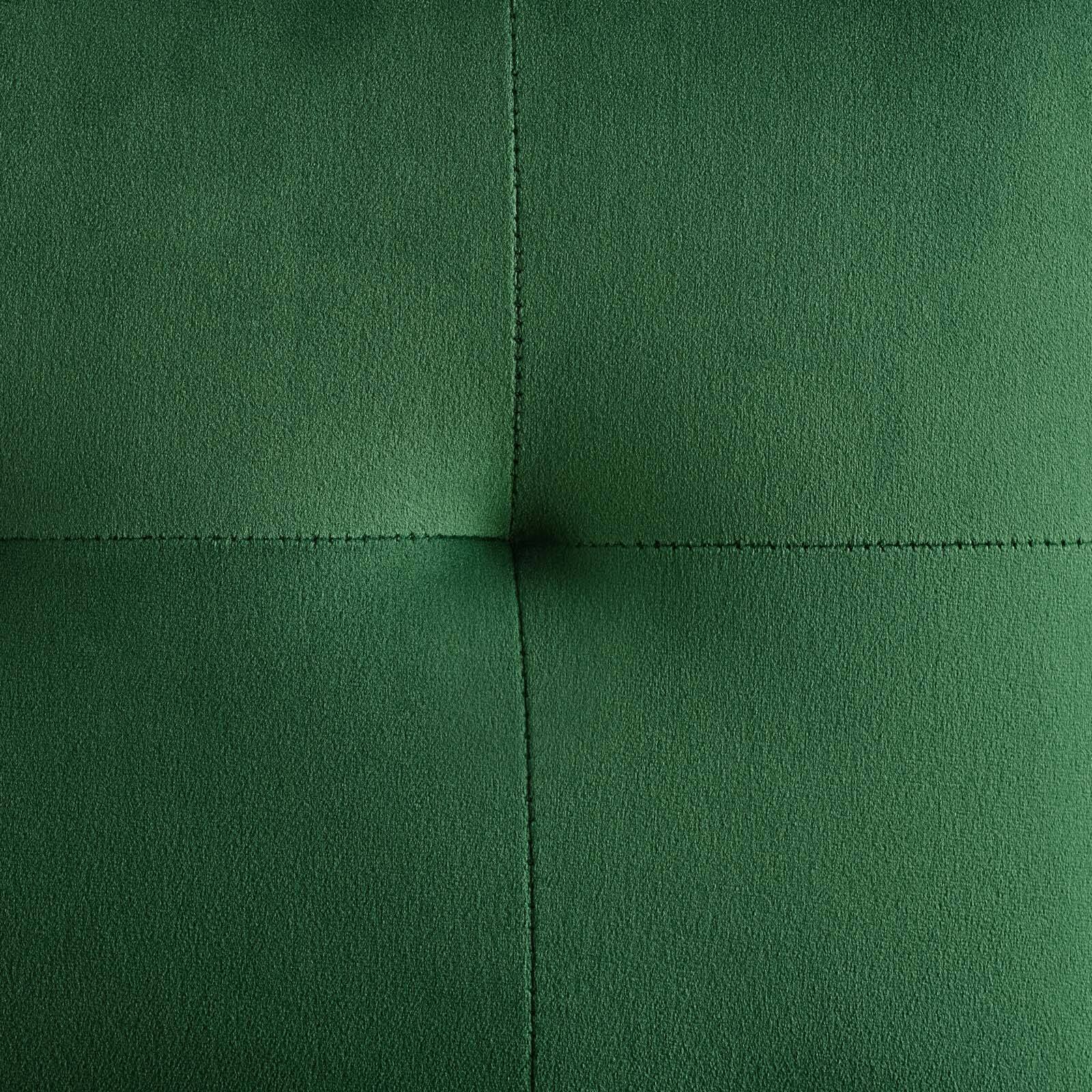 Alt View 4. Modway - Privy Gold Stainless Steel Performance Velvet Dining Chair by Modway - Gold Emerald.