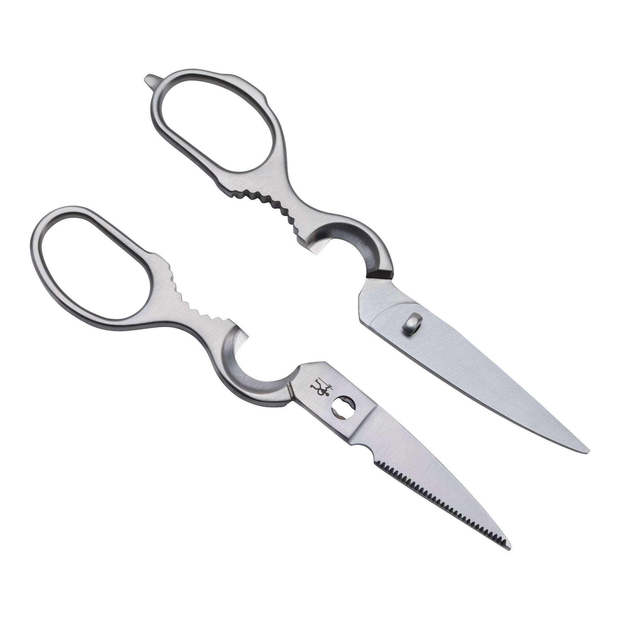 Alt View 3. Henckels - Henckels Heavy-Duty Take-Apart 8-in Stainless Kitchen Shears - Stainless Steel.
