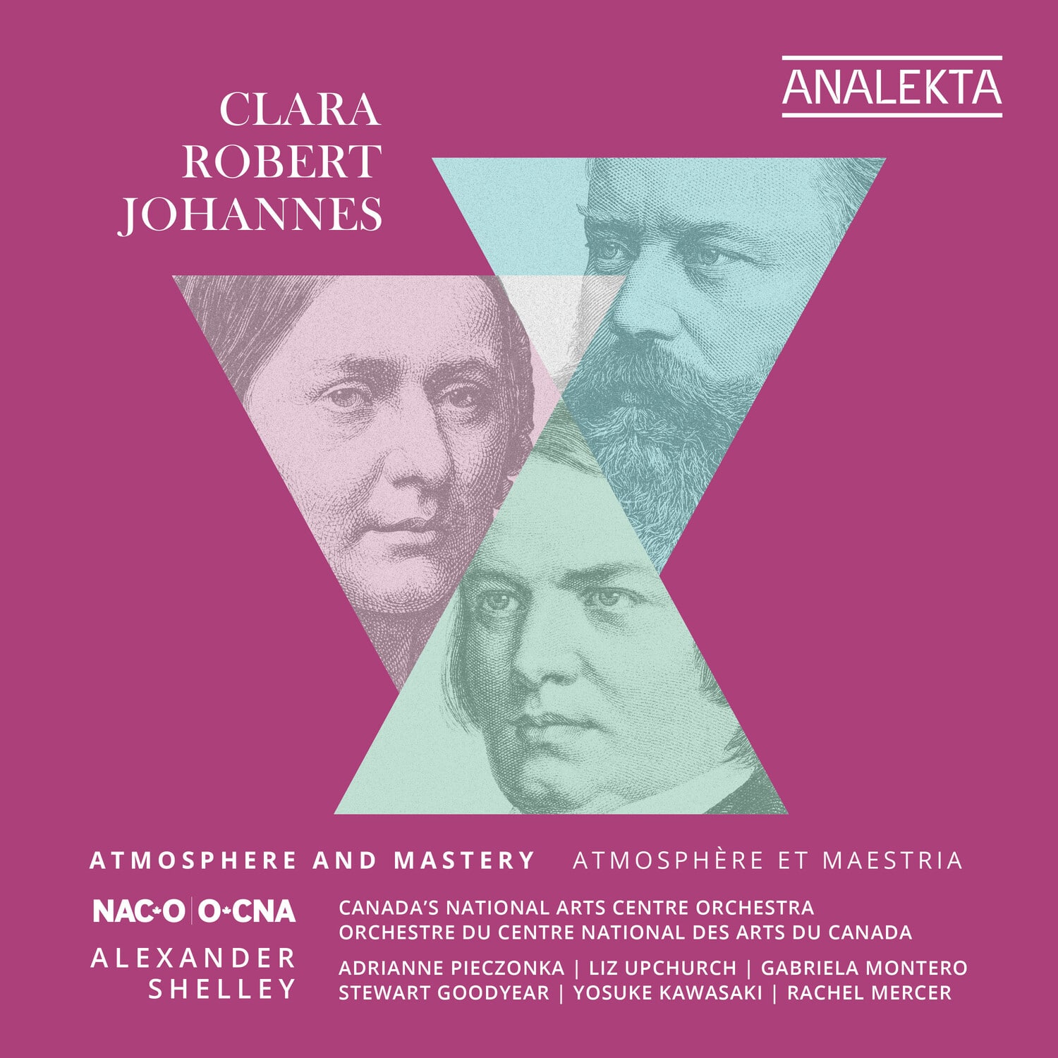 Alexander Shelley - Clara, Robert, Johannes  - COMPACT DISCS