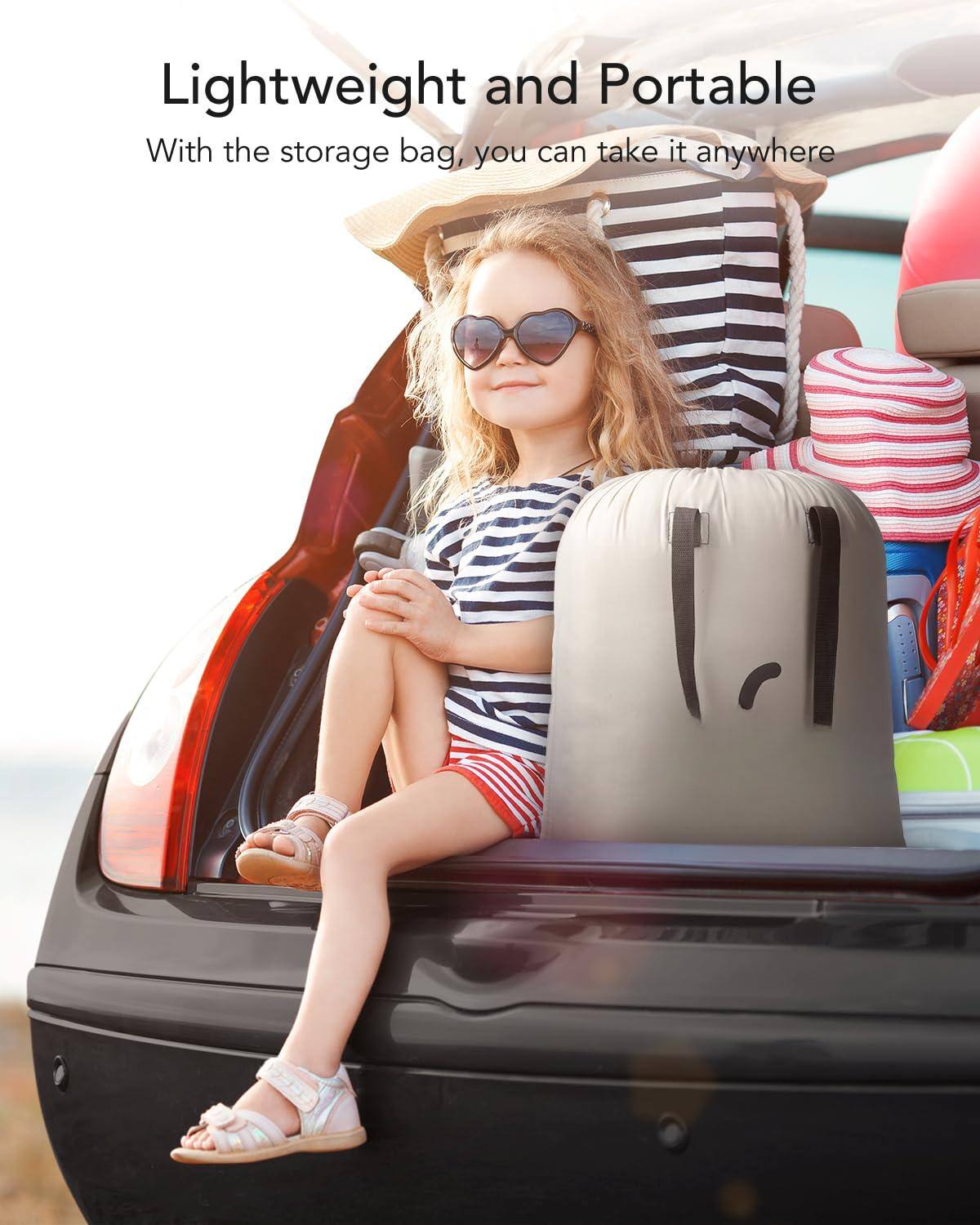 Lightweight and Portable  
With the storage bag, you can take it anywhere