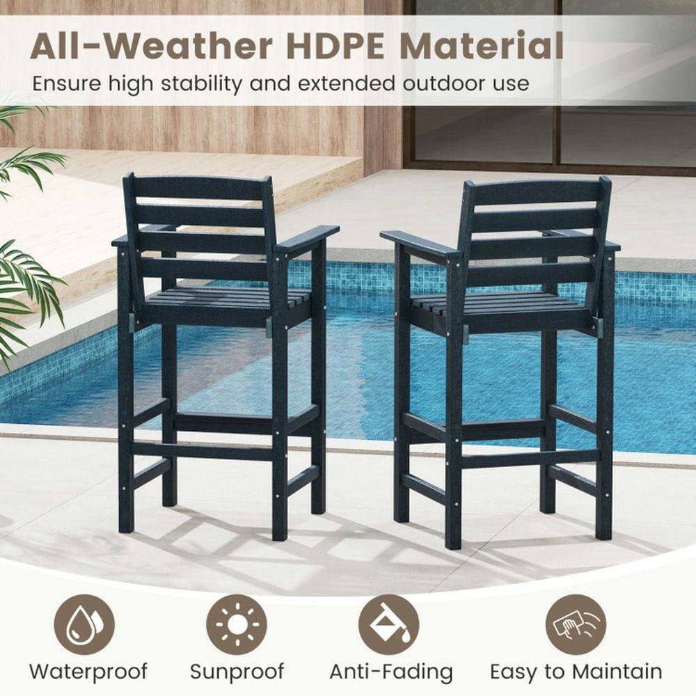All-Weather HDPE Material  
Ensure high stability and extended outdoor use  

Waterproof  
Sunproof  
Anti-Fading  
Easy to Maintain