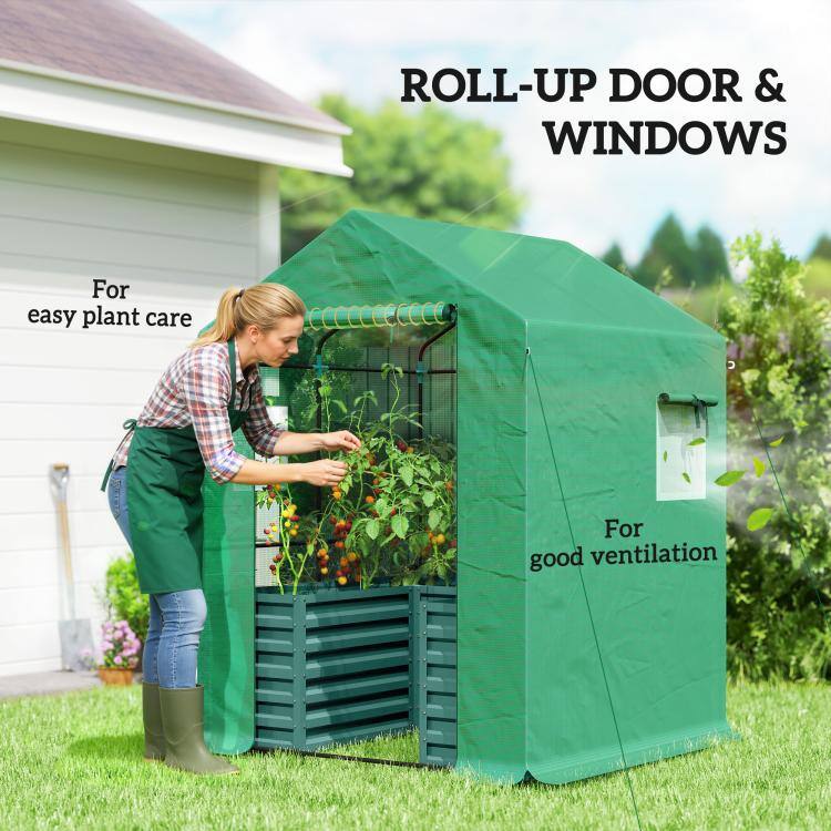 ROLL-UP DOOR & WINDOWS

For easy plant care

For good ventilation