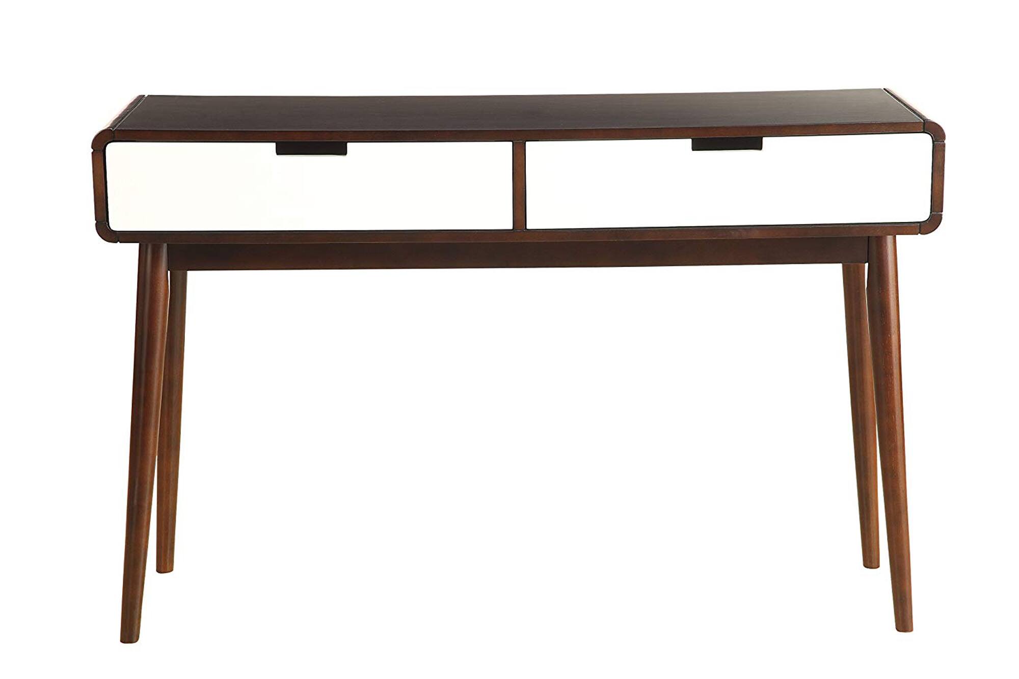 Alt View 1. Manhattan Lane - Beautiful Sofa Table With 2 Drawers - Brown & White.