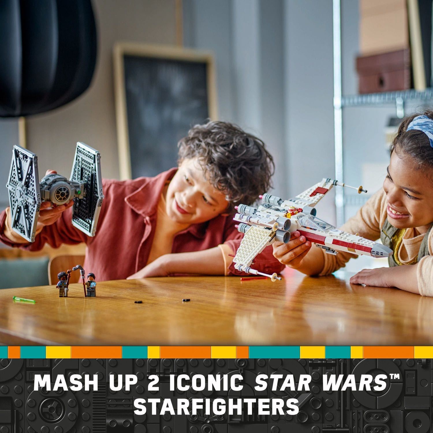 MASH UP 2 ICONIC STAR WARS STARFIGHTERS