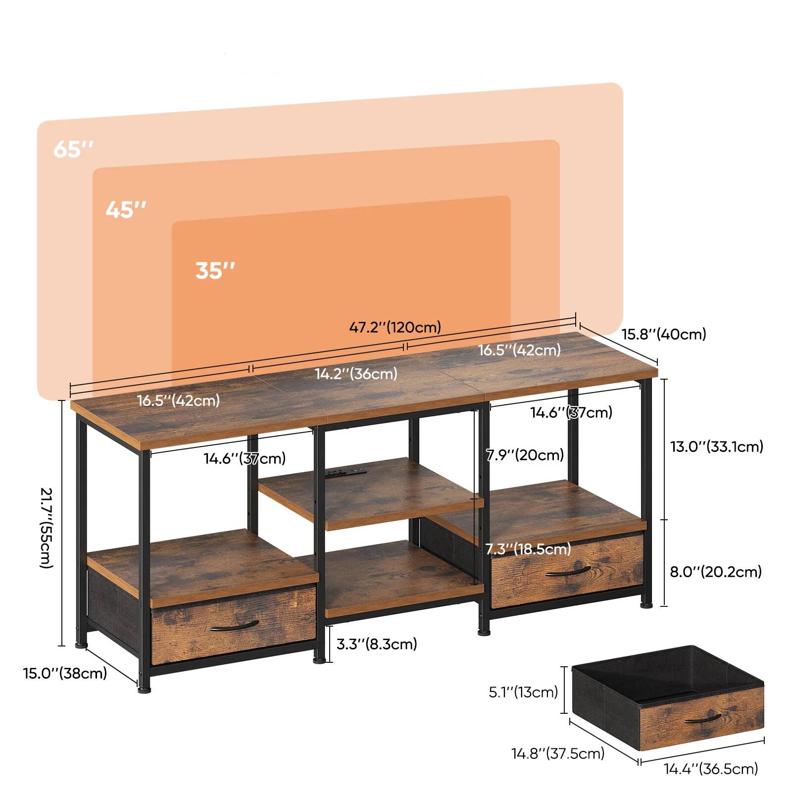 65"  
45"  
35"  
16.5" (42cm)  
47.2" (120cm)  
15.8" (40cm)  
16.5" (42cm)  
14.2" (36cm)  
14.6" (37cm)  
21.7" (55cm)  
14.6" (37cm)  
7.9" (20cm)  
7.3" (18.5cm)  
13.0" (33.1cm)  
8.0" (20.2cm)  
15.0" (38cm)  
3.3" (8.3cm)  
5.1" (13cm)  
14.8" (37.5cm)  
14.4" (36.5cm)