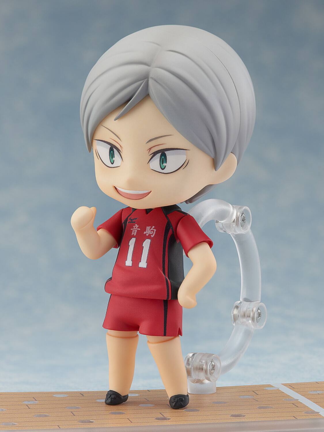 Alt View 1. Good Smile Company - Good Smile - Haikyu!! - Lev Haiba Nendoroid Action Figure   - Collectibles - Multicolor.