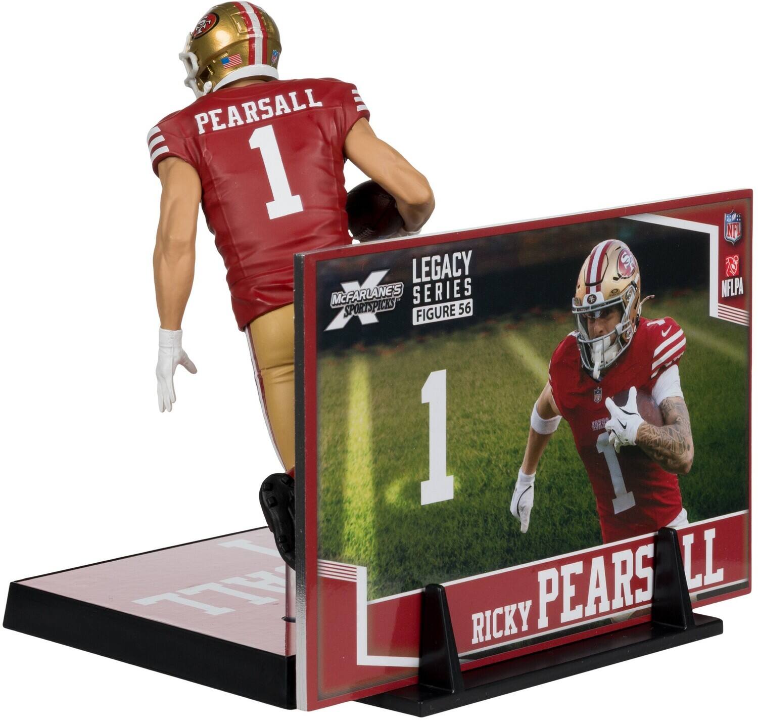 PEARSALL E 1 NFL LEGACY 28 MCFARLANES SERIES NFLPA SPORTSPICKS FIGURE 56 H 1 I PEARSALL RICKY