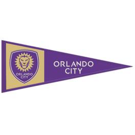WinCraft - Orlando City SC 13" x 32" Wool Primary Logo Pennant - Multicolor