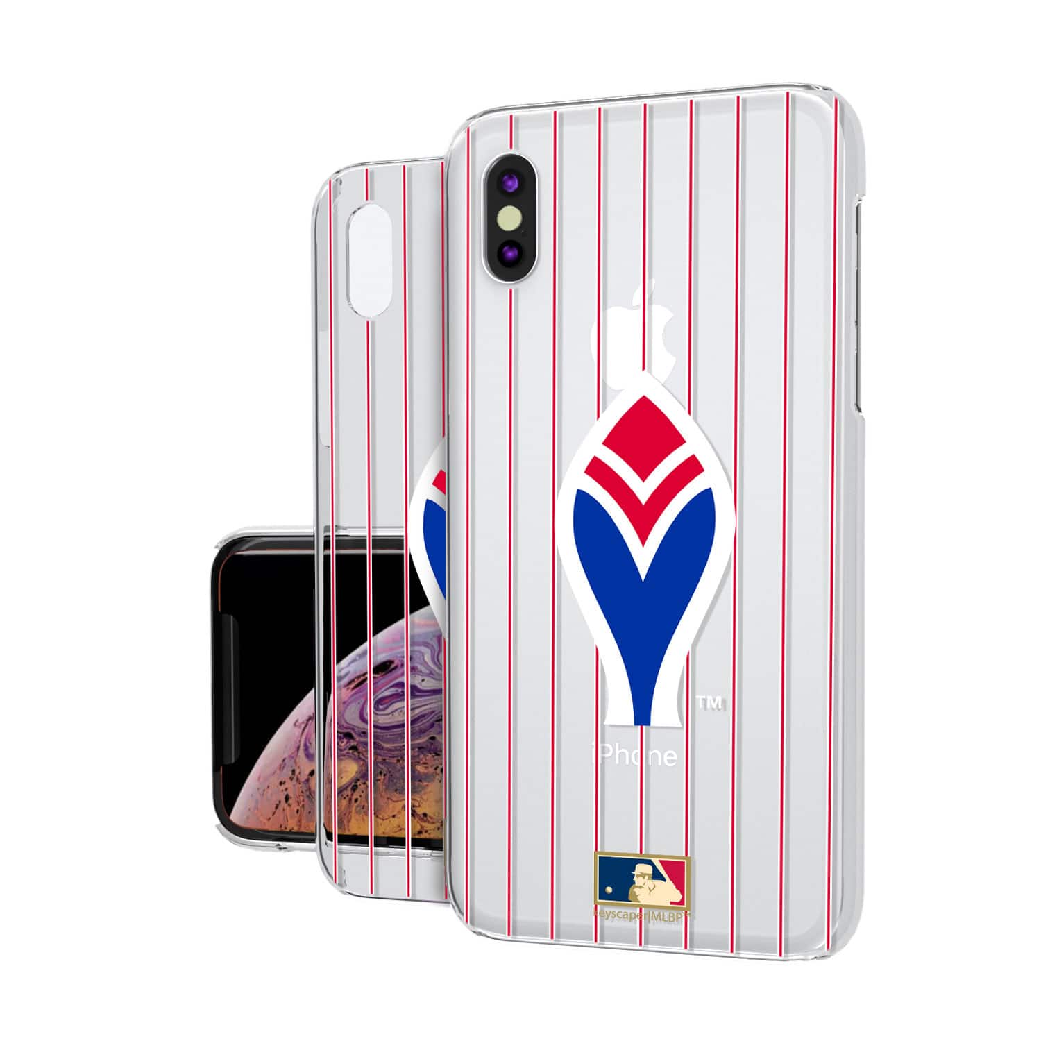 Keyscaper - MLB - Atlanta Braves Cooperstown iPhone Clear Case - 14 - Multicolor