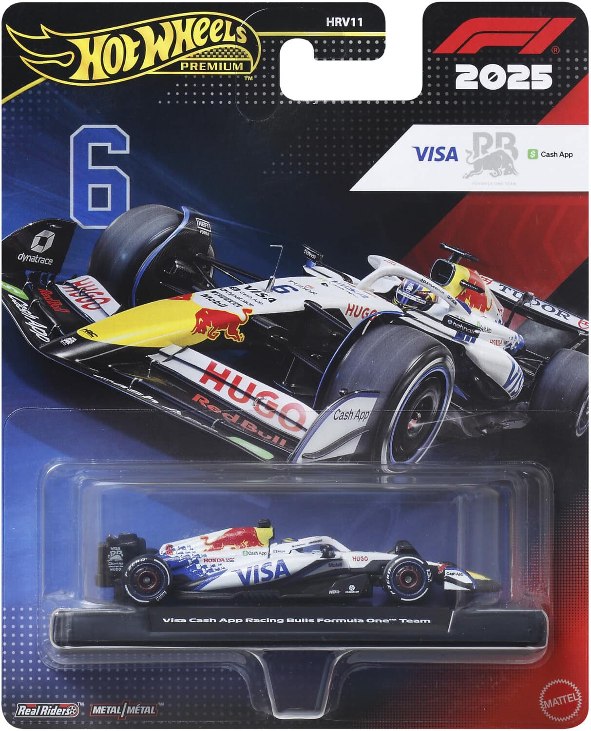 Mattel - Hot Wheels Premium Visa Cash App Racing Bulls F1 Team #6 - COLLECTIBLES - Multicolor price history on PriceWatchPro