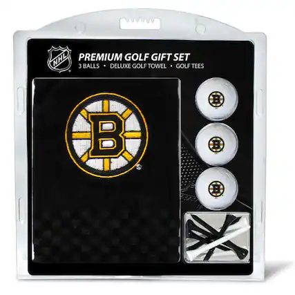 NHL PREMIUM GOLF GIFT SET
3 BALLS • DELUXE GOLF TOWEL • GOLF TEES