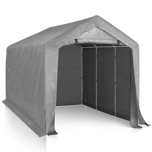 Alt View 2. Winado - 8x12FT Bike Tent, Outdoor Portable Bicycle Storage Sheds Waterproof Cover for 2-3 Bikes, Storage Cover - Gray.