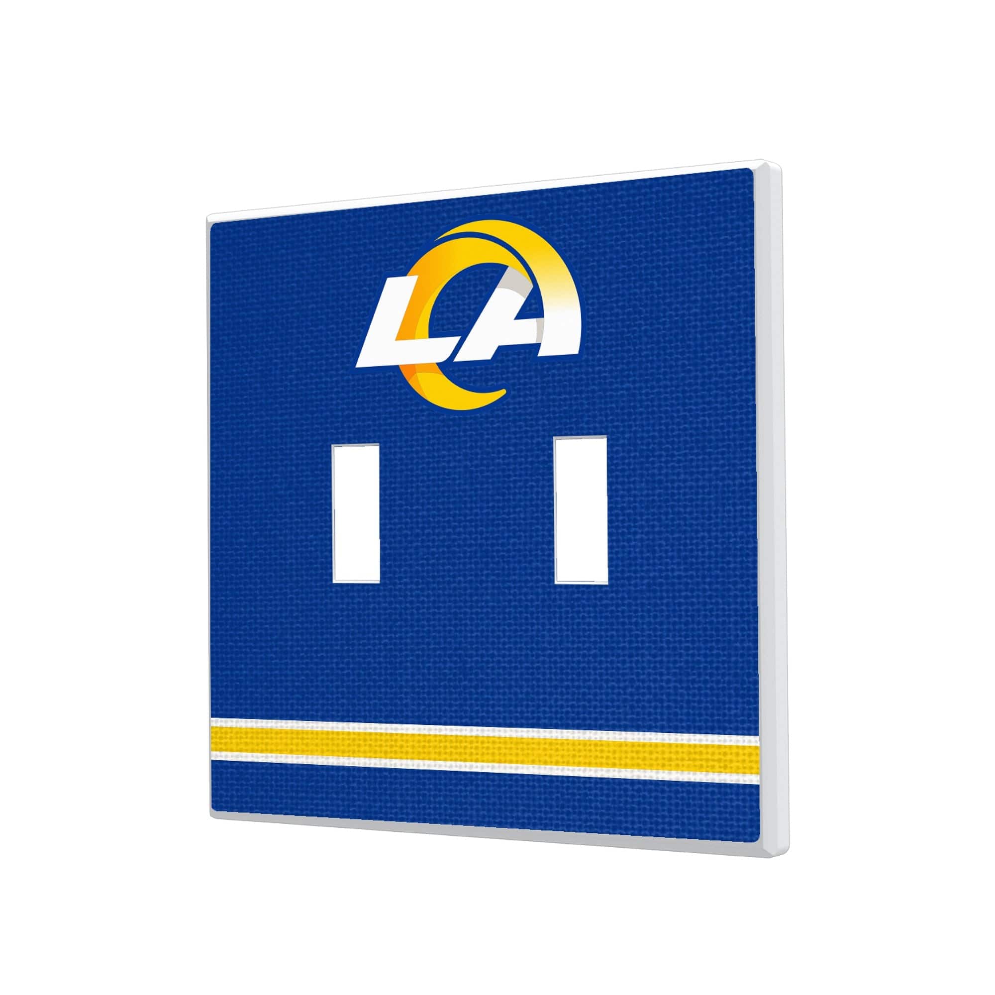Keyscaper - Los Angeles Rams Stripe Double Toggle Light Switch Plate - Multicolor price history on PriceWatchPro