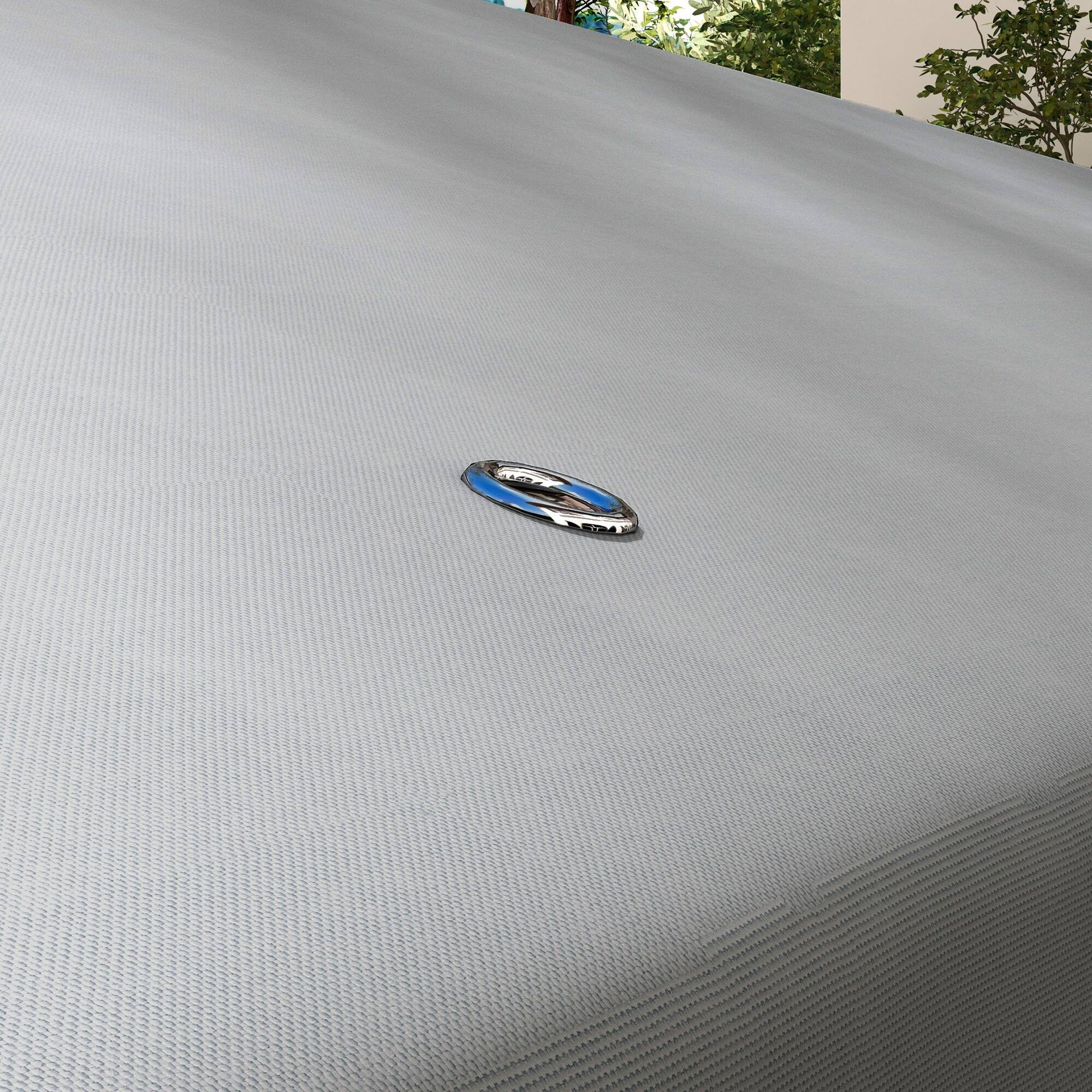 Alt View 7. Outsunny - 10' x 10' Gazebo Replacement Canopy, Gazebo Top Cover with Double Vented Roof.