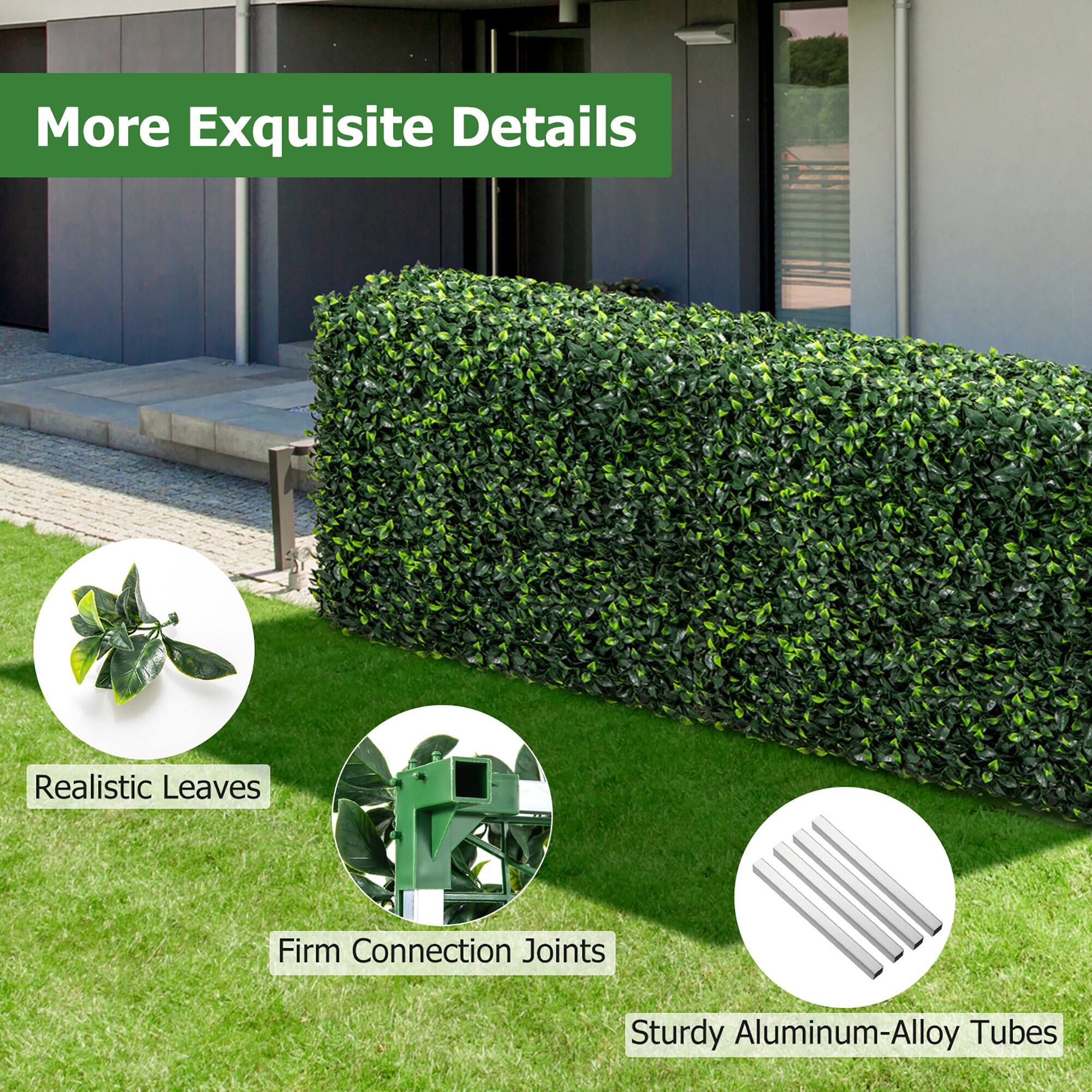 More Exquisite Details

- Realistic Leaves
- Firm Connection Joints
- Sturdy Aluminum-Alloy Tubes