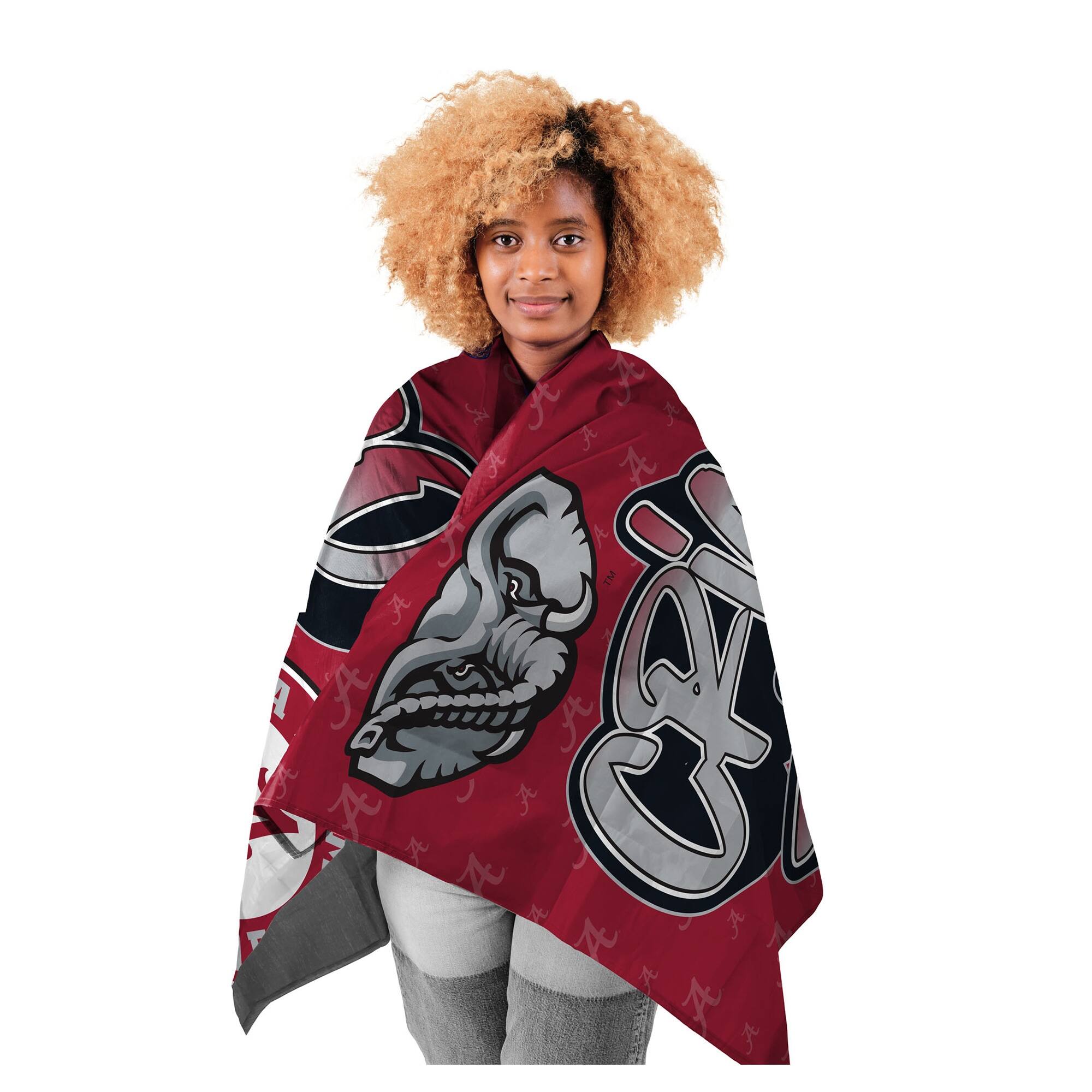 Alt View 2. Pegasus - Alabama Crimson Tide 54" x 70" Wearable Hero Cape - Multicolor.