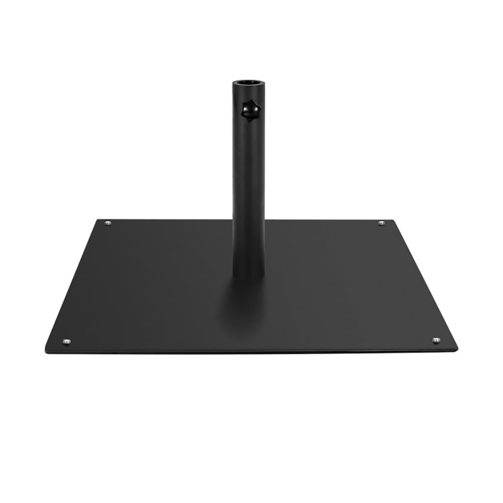 Front. Pefilos - 20 Inches Patio Umbrella Base with 4 Adjustable Footpads Patio Market Table Umbrella - Black.