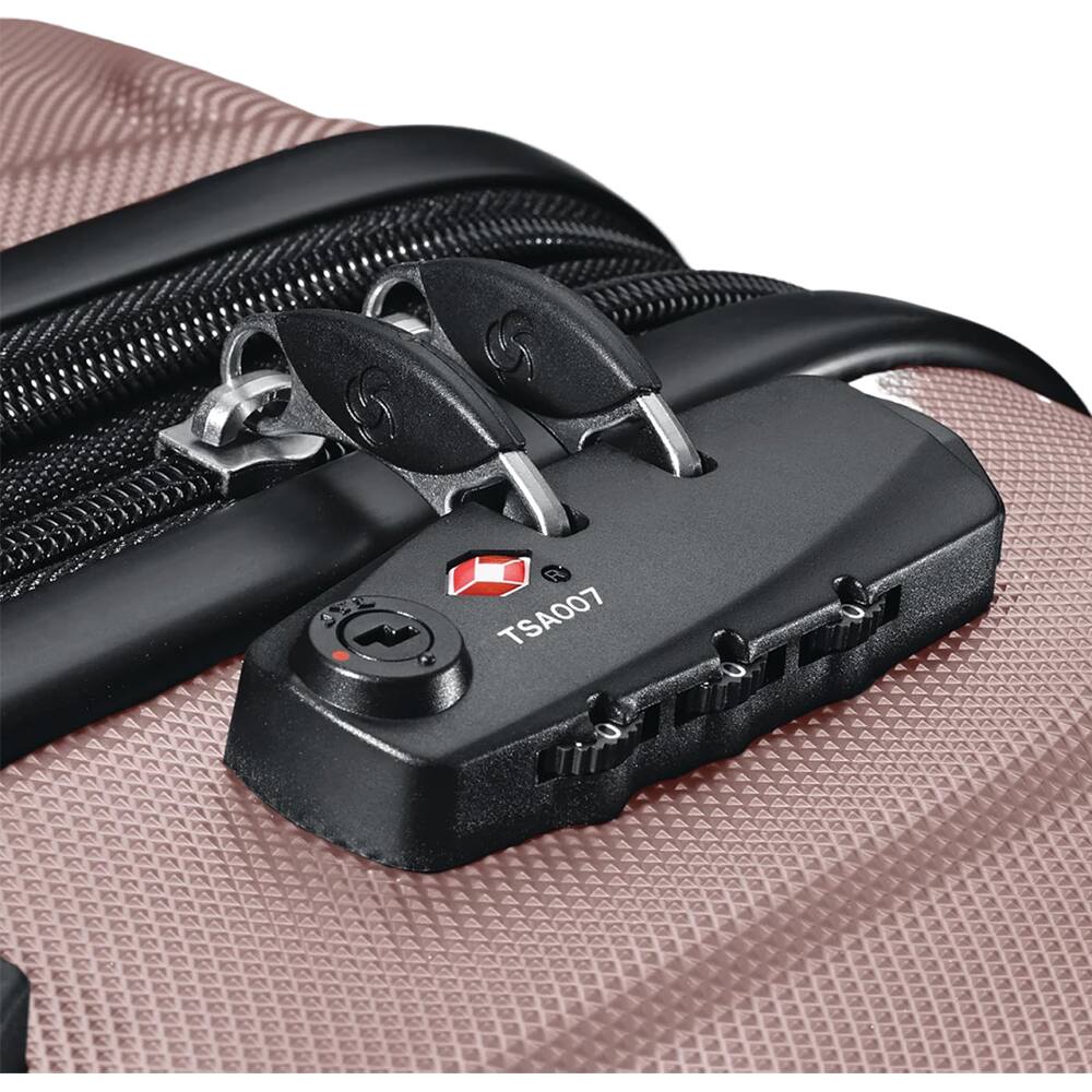 Alt View 4. Samsonite - Omni Hardside Luggage 20" Spinner 68308-1694 - Pink.