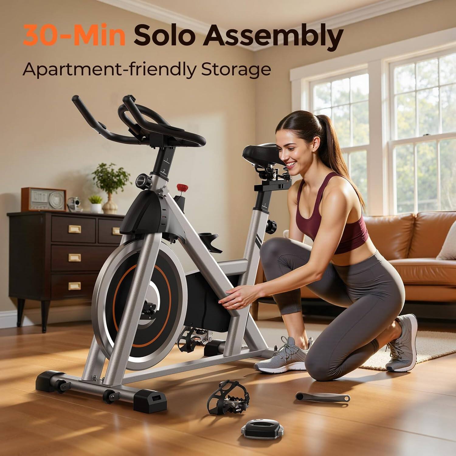 30-Min Solo Assembly  
Apartment-friendly Storage