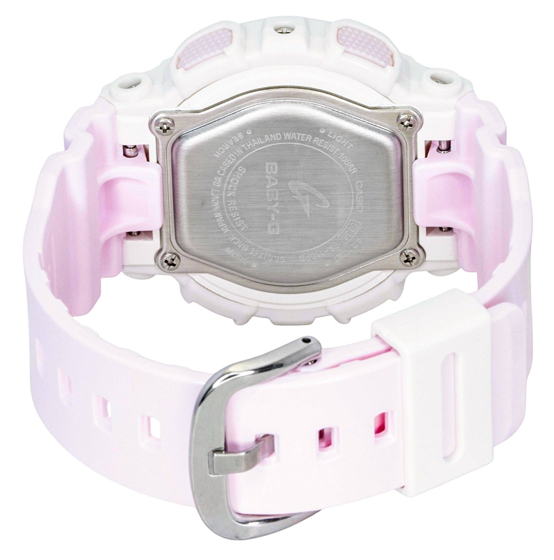 THAILAND WATER LIGHT SEARCH CASED IN RESIST 10BAR MOV'T GA SHOCK BABY-G CASIO JAPAN RESIST 555553 BACK ON MODE SISTEELBACK 0,00000 0000