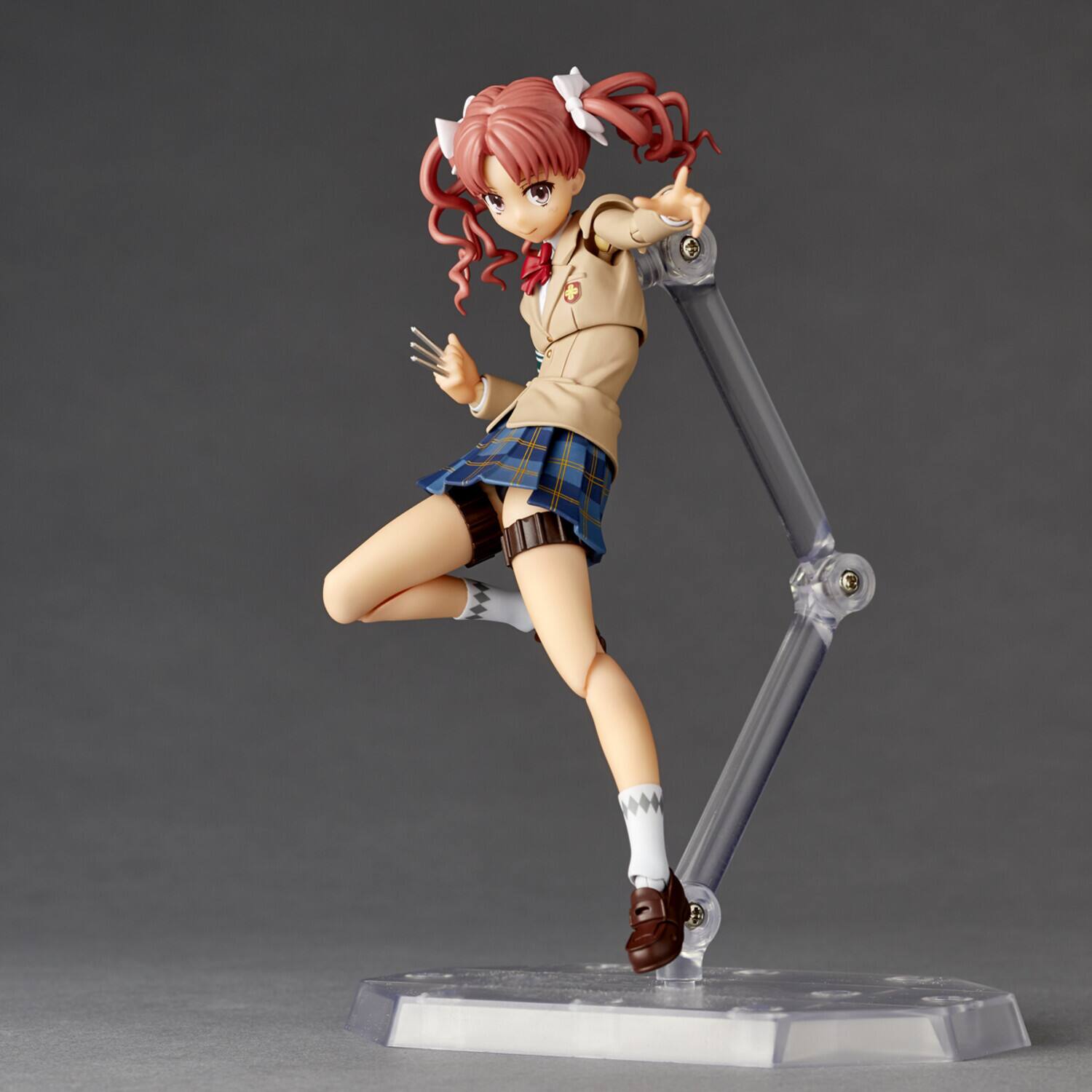 Alt View 4. PopMarket - Kaiyodo - A Certain Scientific Railgun - Revoltech Amazing Yamaguchi - Kuroko Shirai Winter Ver. - COLLECTIBLES - Multicolor.
