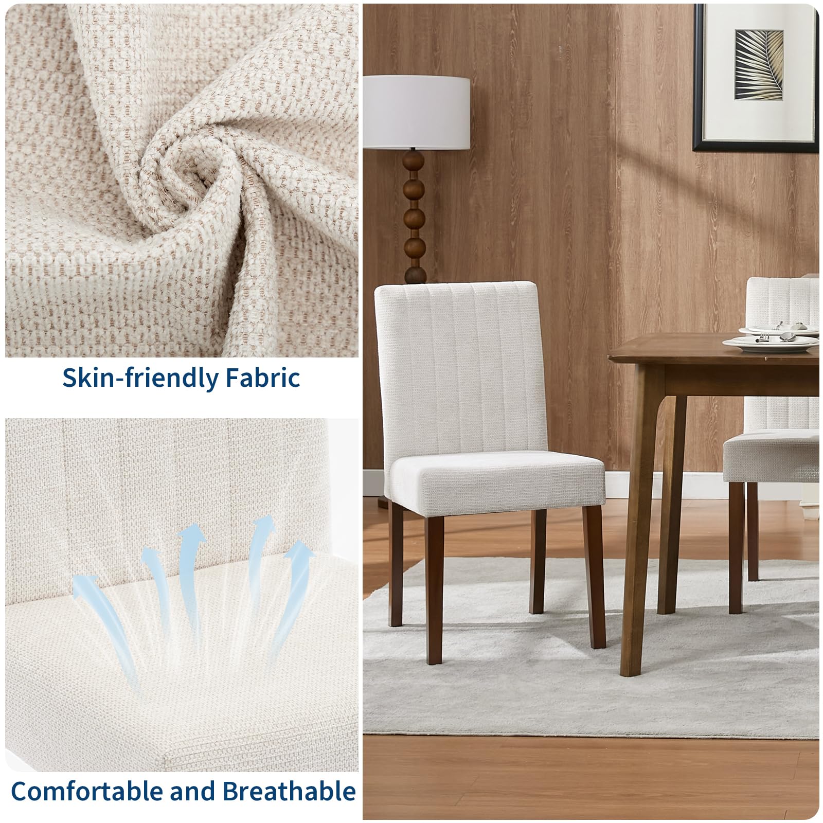 Skin-friendly Fabric  
Comfortable and Breathable