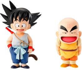 Bandai - 5.1" Son Goku & 4.3" Krillin - Son Goku Training Section - Dragon Ball - Ichibansho Masterlise Figures