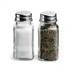 Front. Jay Import - Yorkshire Set Of 2 Salt & Pepper Shakers 2.87 Oz. - Clear.