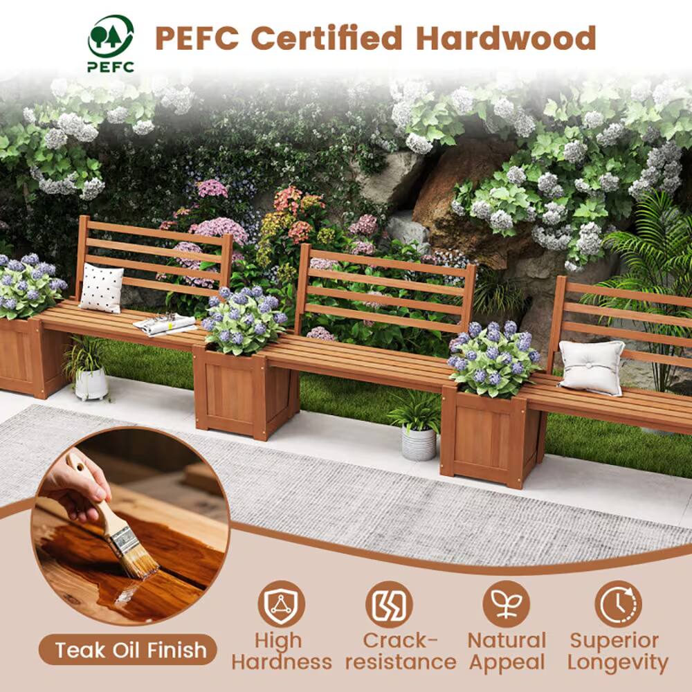 PEFC Certified Hardwood

- Teak Oil Finish
- High Hardness
- Crack Resistance
- Natural Appeal
- Superior Longevity