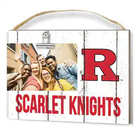 Jardine - Rutgers Scarlet Knights 8'' x 10'' Weathered Clip It Frame - White