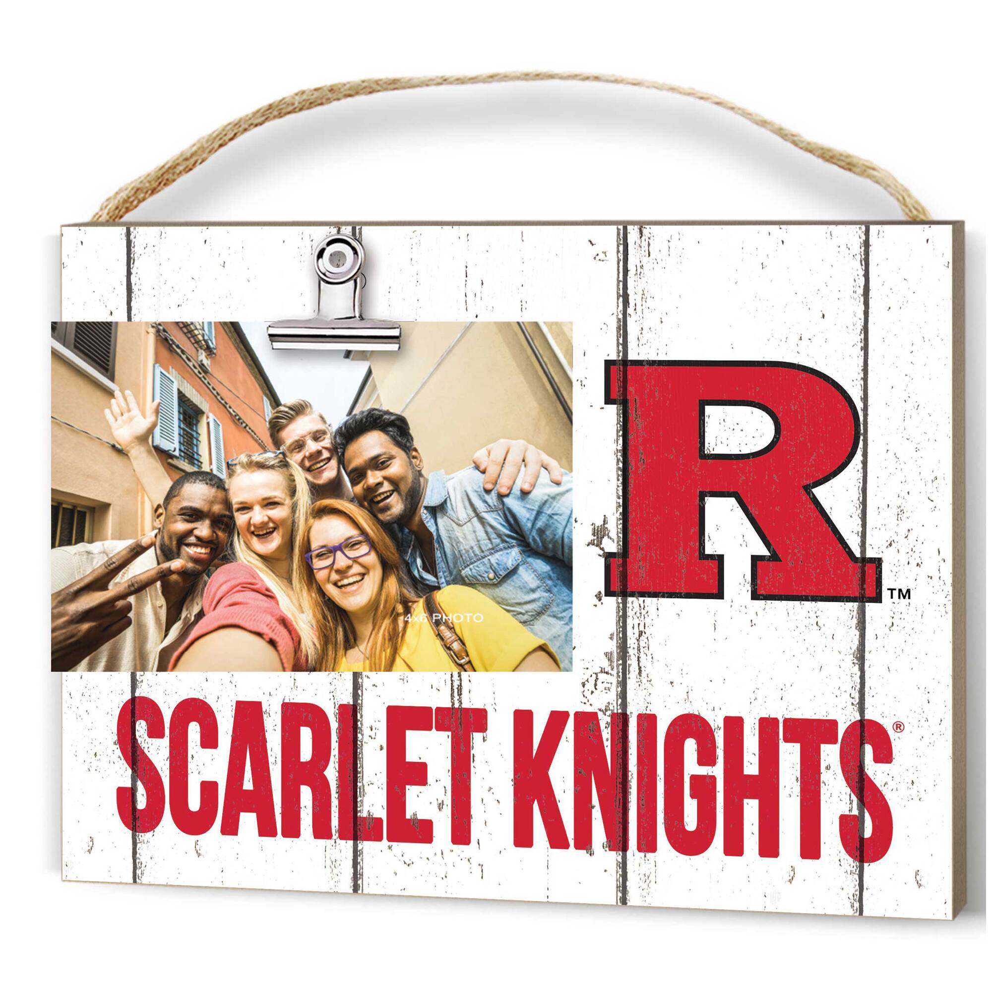 Rutgers Scarlet Knights 8'' x 10'' Weathered Clip It Frame