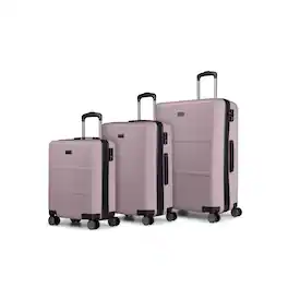 Bugatti - Brussel 3 Piece Hardside Luggage Set - LILAC
