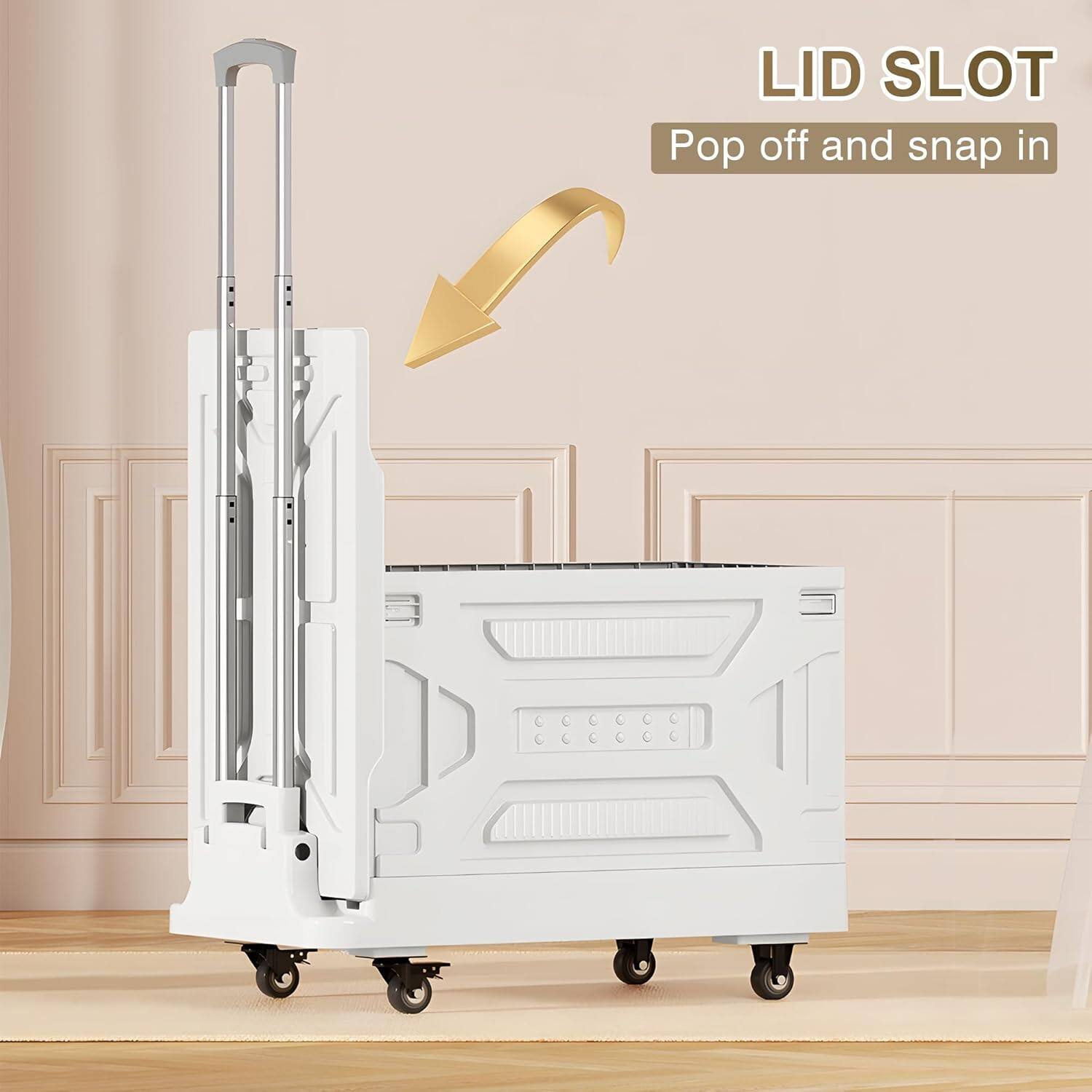 LID SLOT  
Pop off and snap in