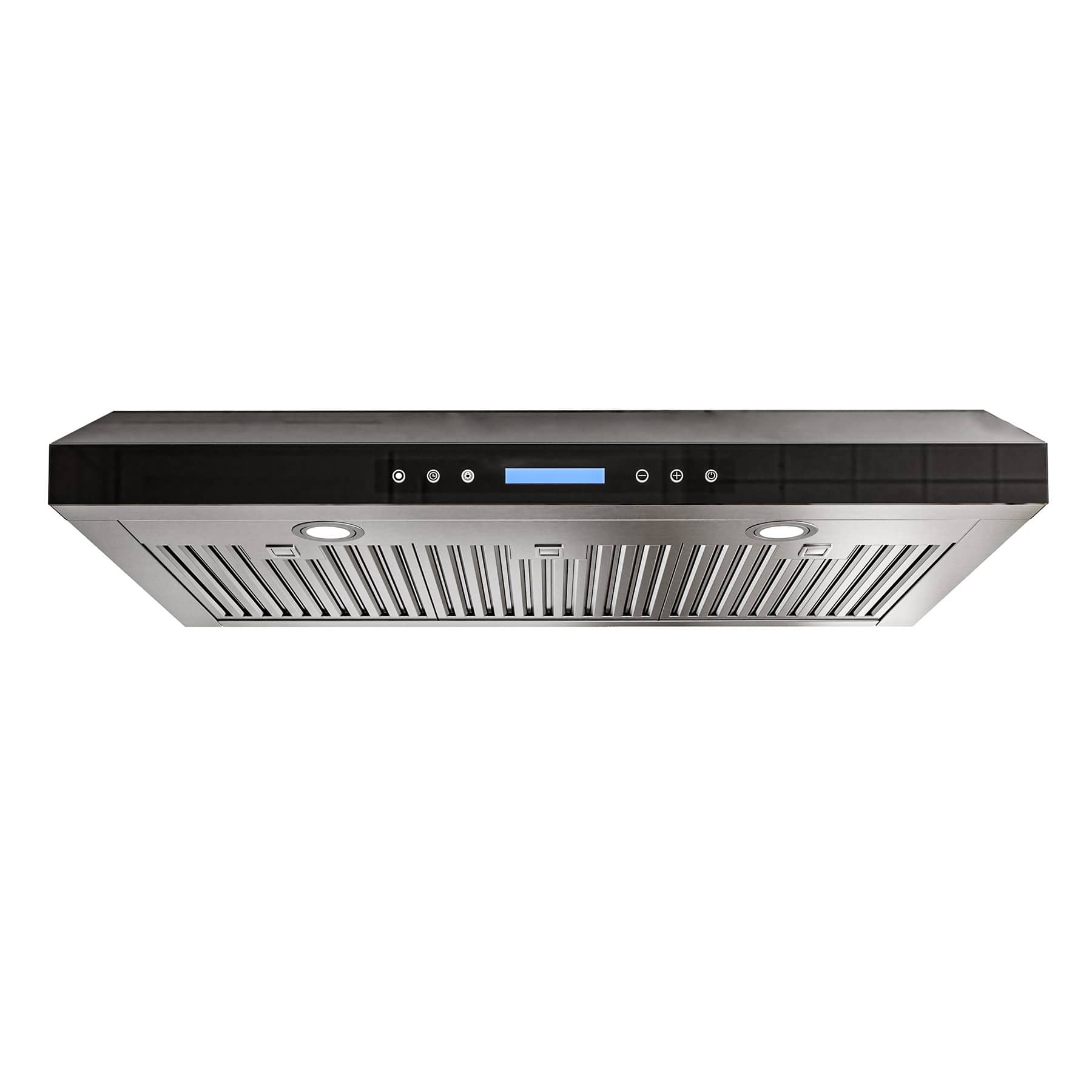 Onefly - 36 inches - Externally Vented - Under cabinet Range Hood - Black Tempered Glass