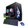 iBUYPOWER - Slate Gaming Desktop PC Intel Core Ultra 9 285 2025 NVIDIA GeForce RTX 5070 12GB 32GB DDR5 2TB SSD Storage - Black