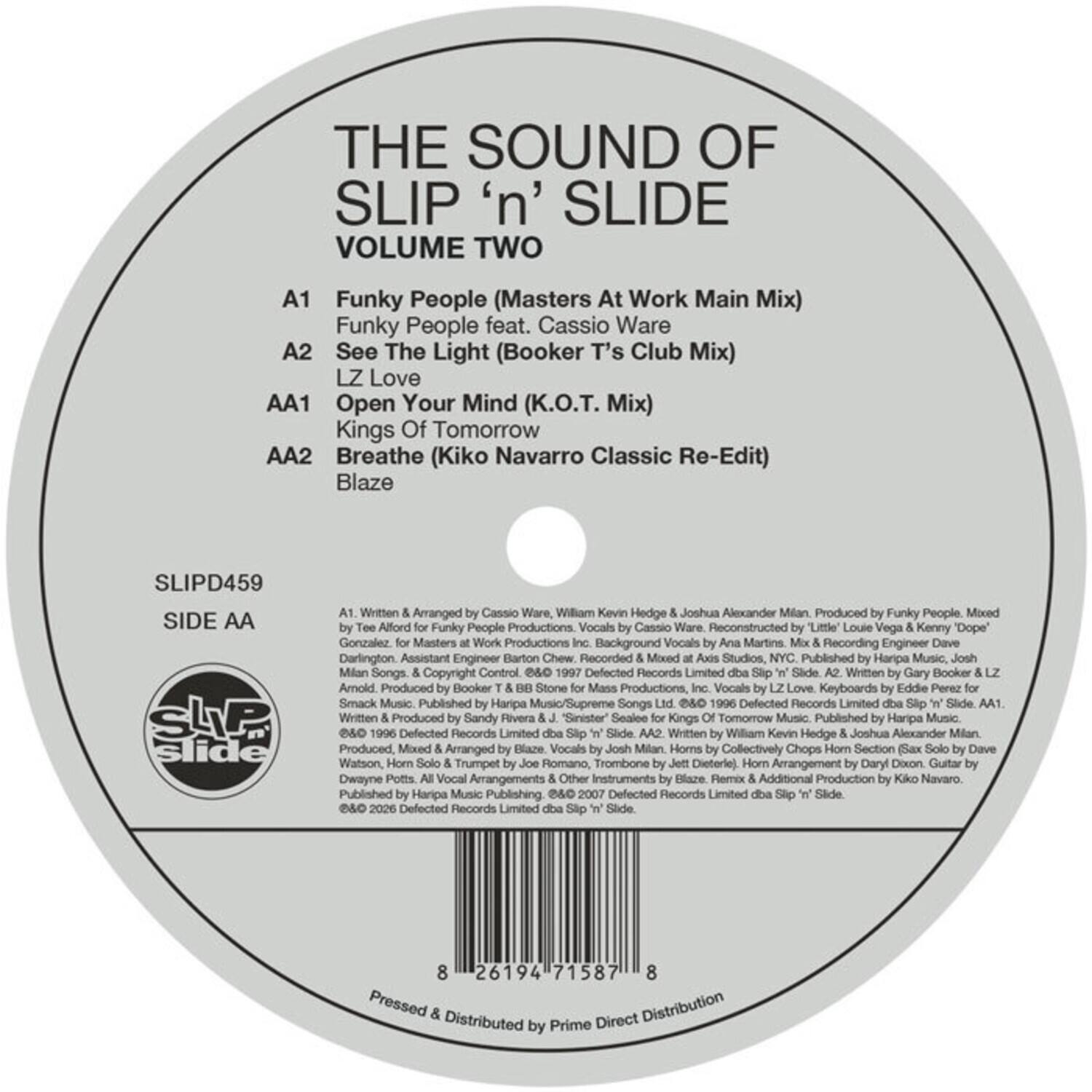 Various Artists The Sound of Slip 'N' Slide Vol. 2 (Various Artists) 12 ...