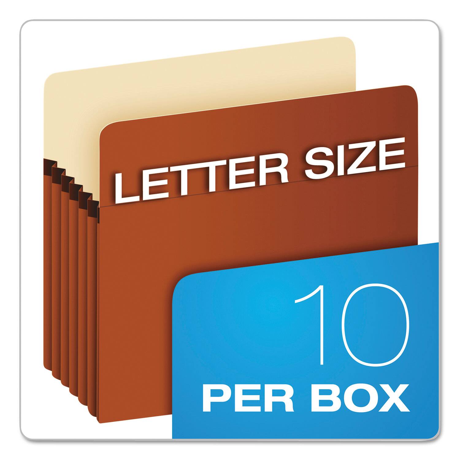 LETTER SIZE  
10 PER BOX