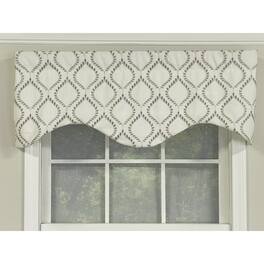 RLF Home - Go Getter Cornice 3" Rod Pocket Valance 50" x 17" - Moonstone