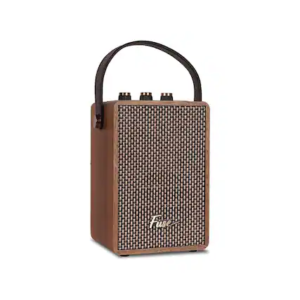 Front. Fuse Audio - Fuse ANDLE Portable Bluetooth Speaker with Handle | 12 Hour Battery Life |Brown.