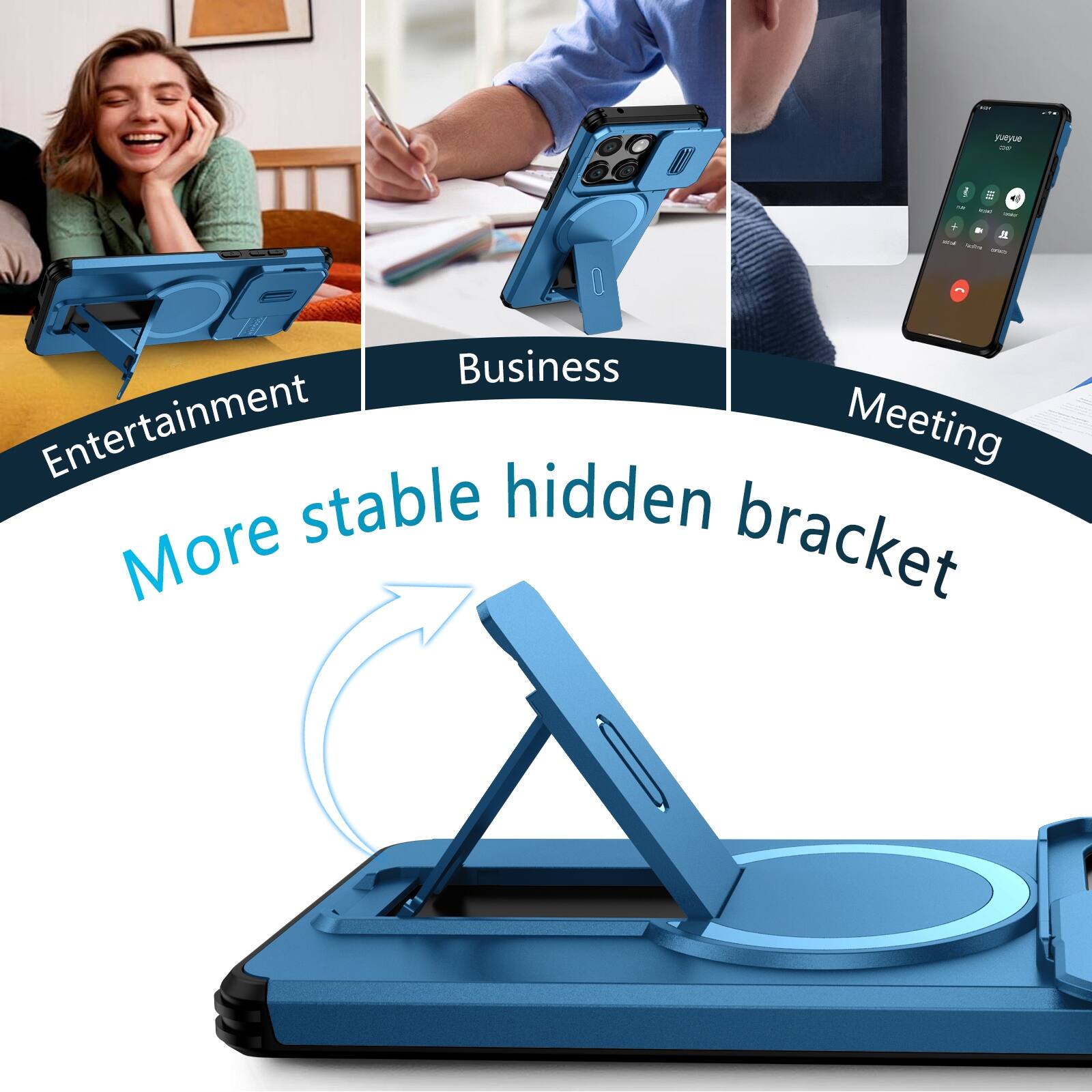 - Entertainment
- Business
- Meeting
- More stable hidden bracket