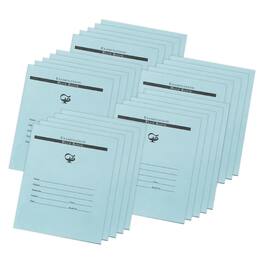 Pacon - Examination Blue Book, 32 Pages, 3/8 in ruled, 7" x 8-1/2", 25 Books