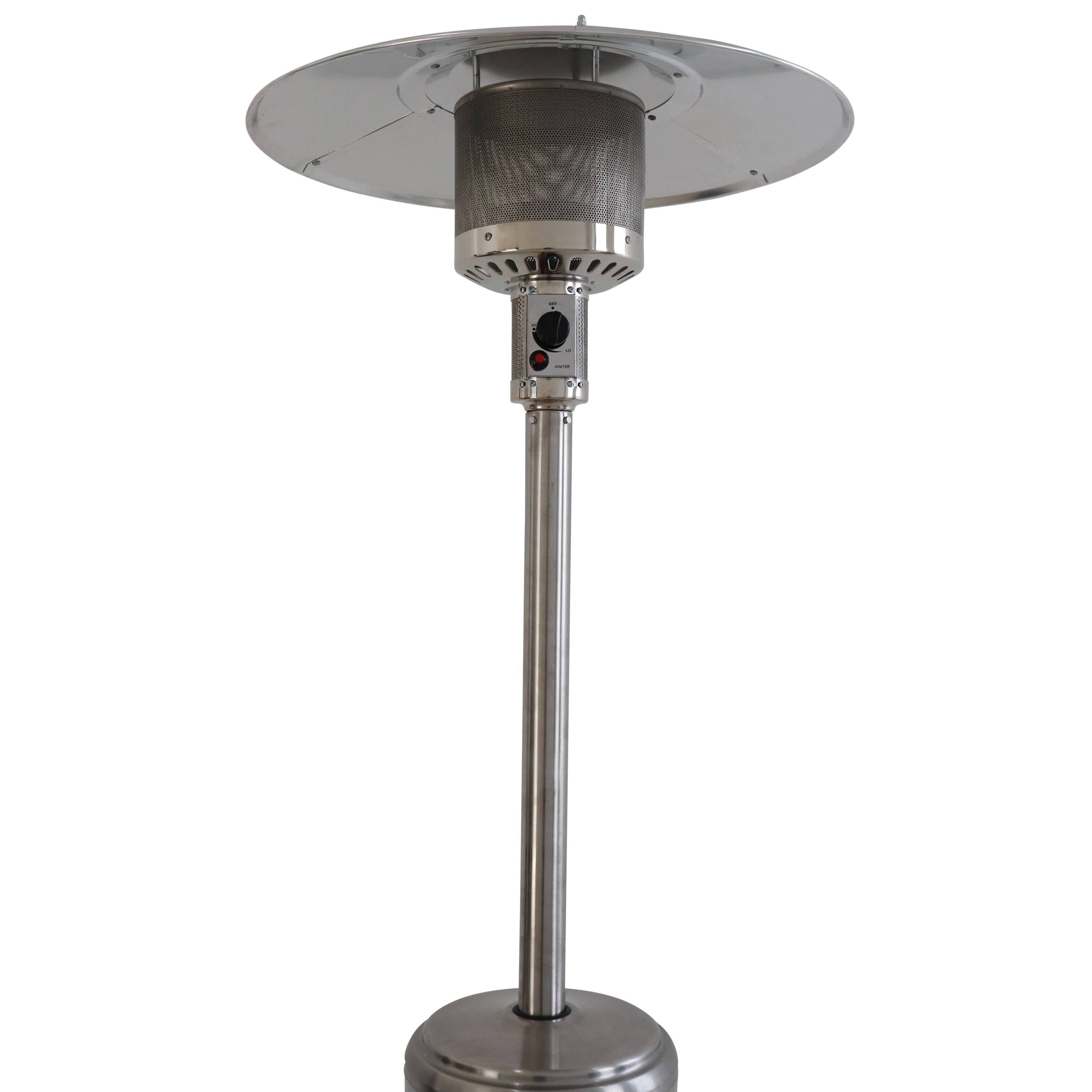 Left. Mondawe - 46000 BTU Propane Patio Heater - Grey.