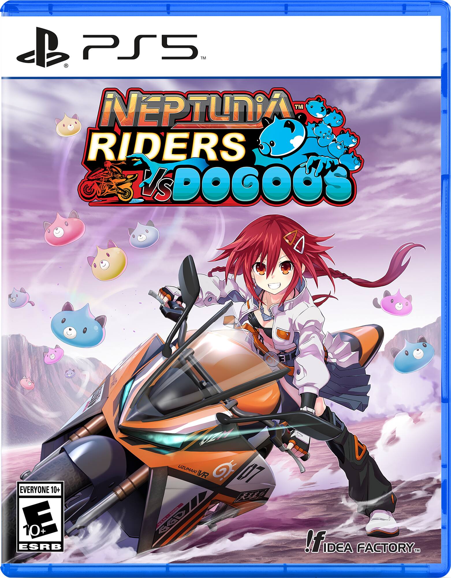 PS5 Neptunia Riders vs. Doggies 40 Everyone 10+ ESRB E10+ E10+ Idea Factory.