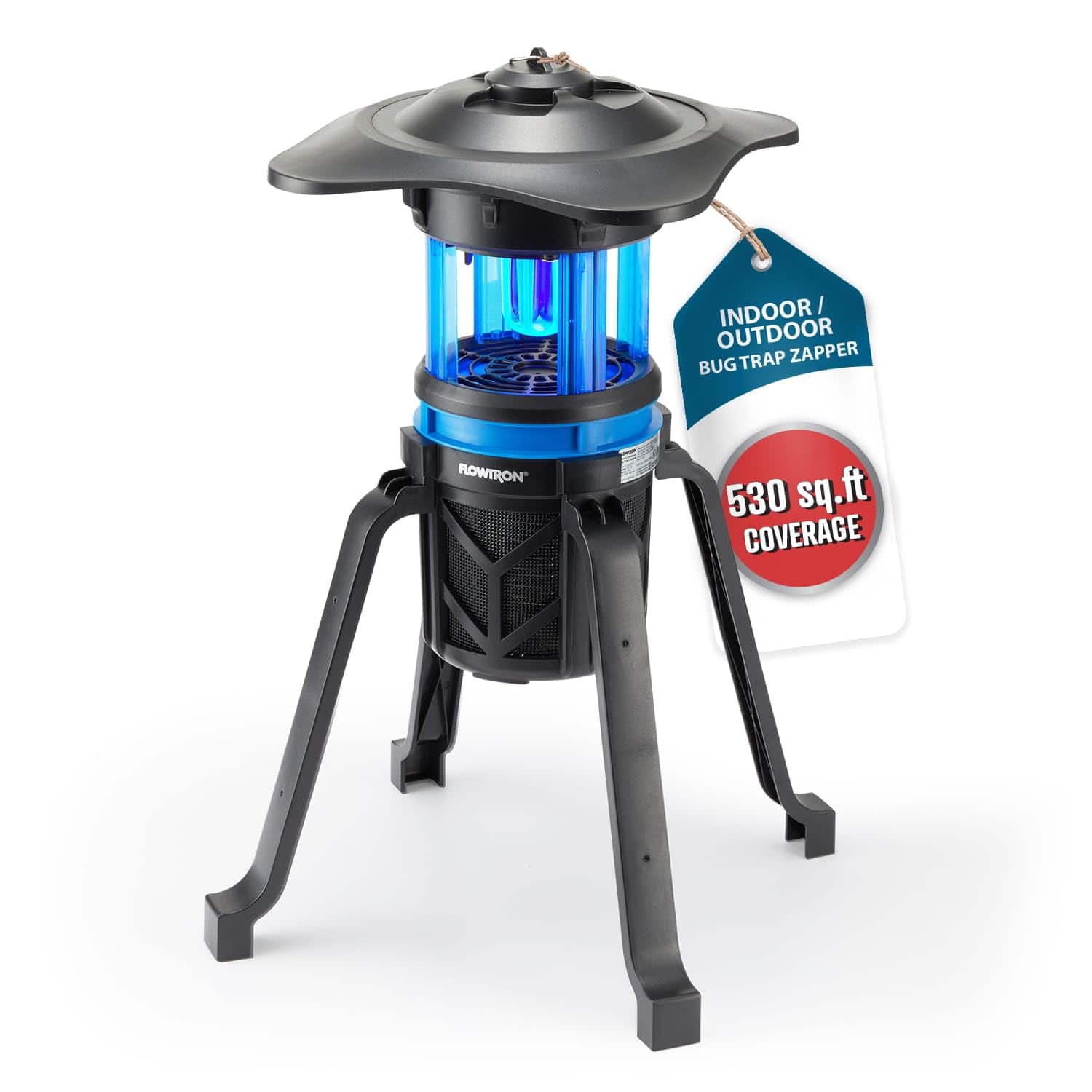 Indoor Outdoor Bug Trap Zapper – Electric Insect Killer with UV Light & Fan, 530 Sq Ft