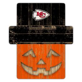 Fan Creations - Kansas City Chiefs 12" x 12" Jack-O-Lantern Display - Orange