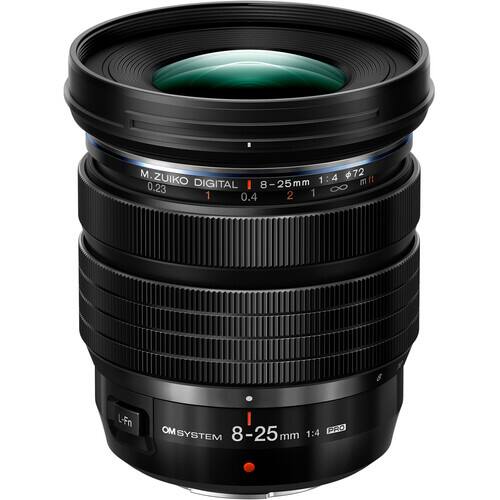 M. ZUIKO DIGITAL 8-25mm 1:4 72 mit 0.23

L-Fn

OM SYSTEM 8-25mm 1:4 PRO