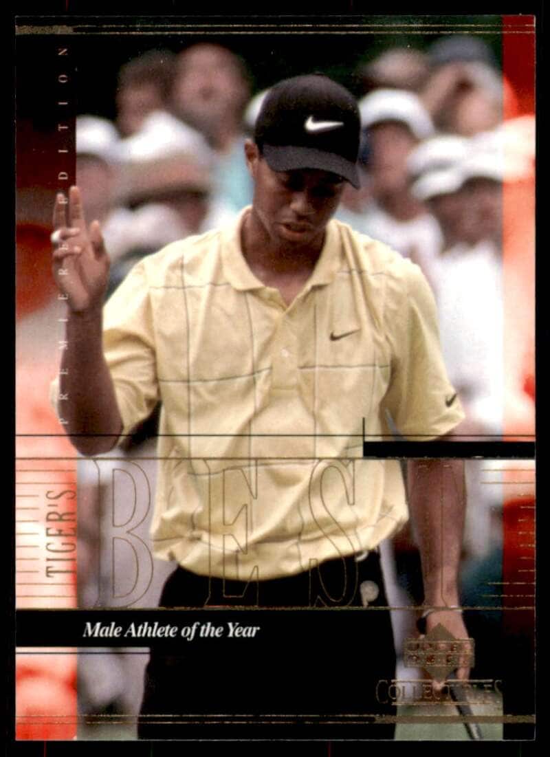 Tiger Woods Rookie Card 2001 Upper Deck Tiger's Best Athlete of the year #11