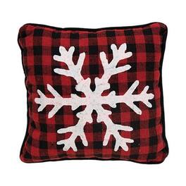 BreeBe - *Snowflake Lodge Pillow - Red