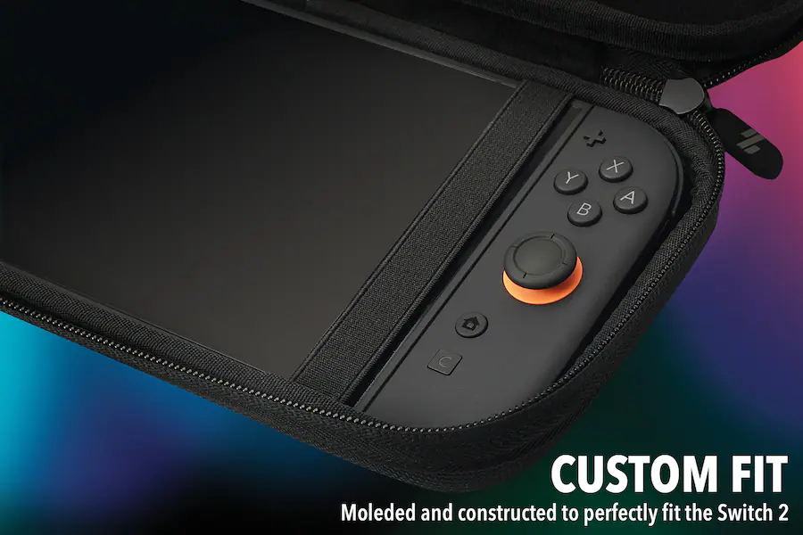 Next Switch NEXT Ultra Slim Go Travel and Protect Case For Nintendo Switch 2 Black ...